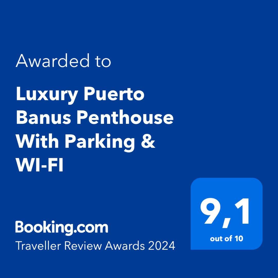 Appartamento Luxury Puerto Banus Penthouse With Parking & Wi-Fi Marbella Esterno foto